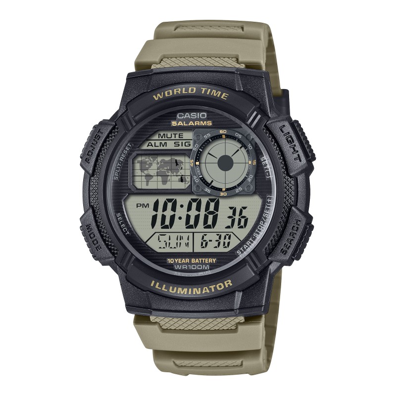 Casio COLLECTION AE-1000W-5AVEF - Vista frontal