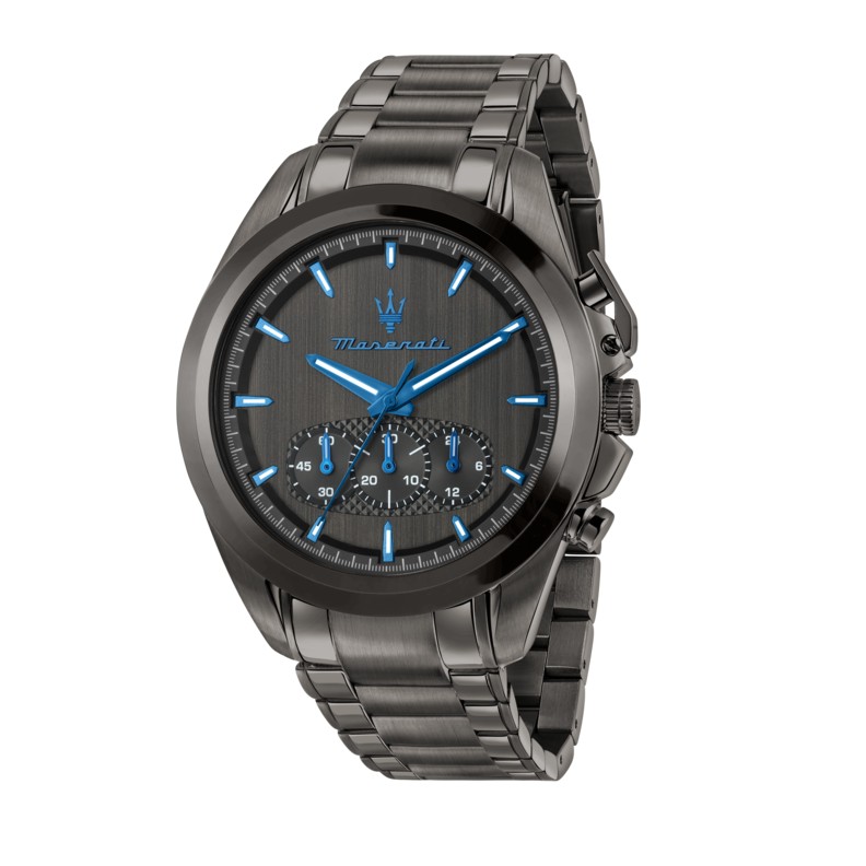 Maserati DARK ED. TRAGUARDO 43MM CHR GUN D GUN BR R8873654001 - Vista frontal