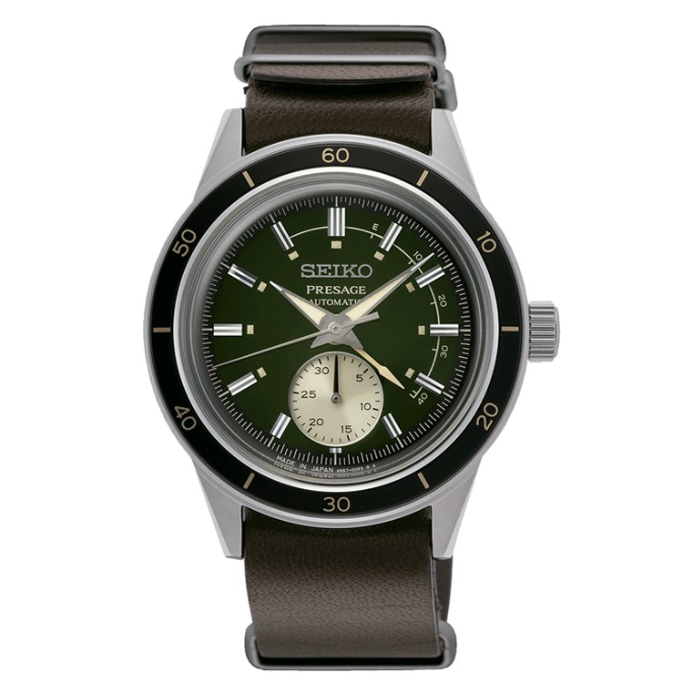 Seiko PRESAGE STYLE 60'S AUTOMáTICO CON CORREA SSA451J1 - Vista frontal