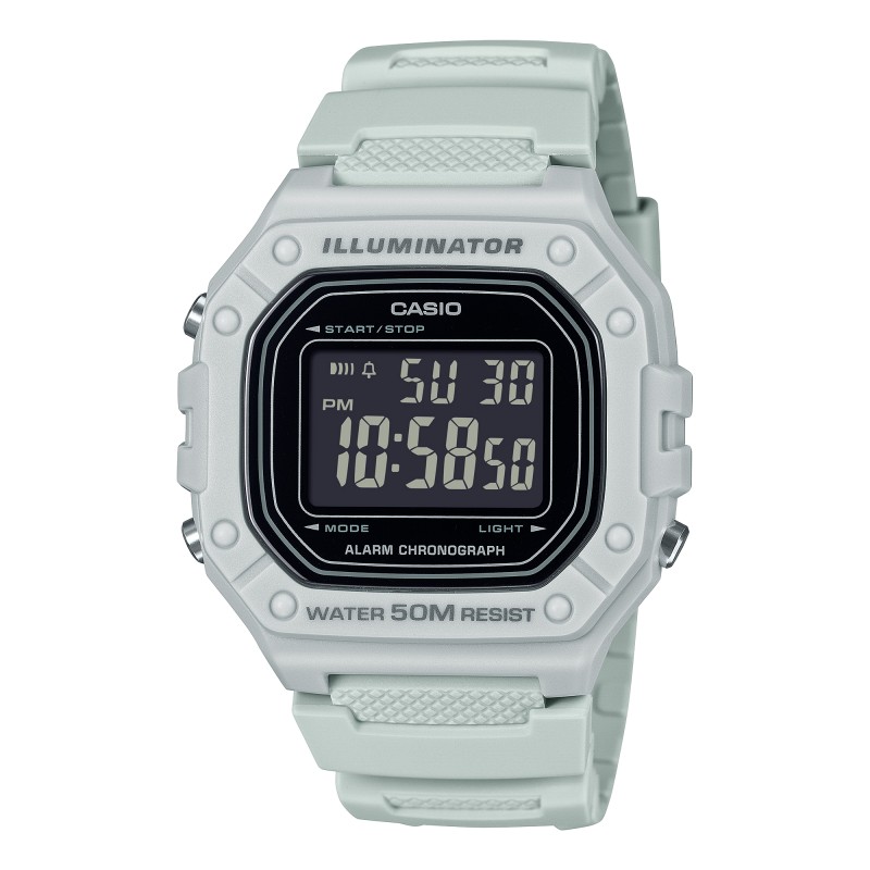 Casio COLLECTION W-218H-8BVEF - Vista frontal