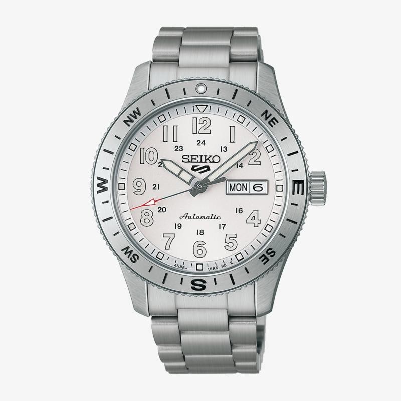 Seiko 5 SPORTS FIELD 41 MM ACERO ESFERA BLANCA HDB007K1 - Vista frontal