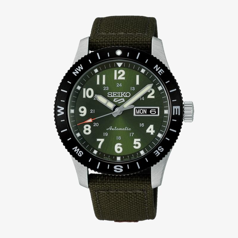 Seiko 5 SPORTS FIELD 41 MM NYLON ESFERA CAQUI HDB008K1 - Vista frontal