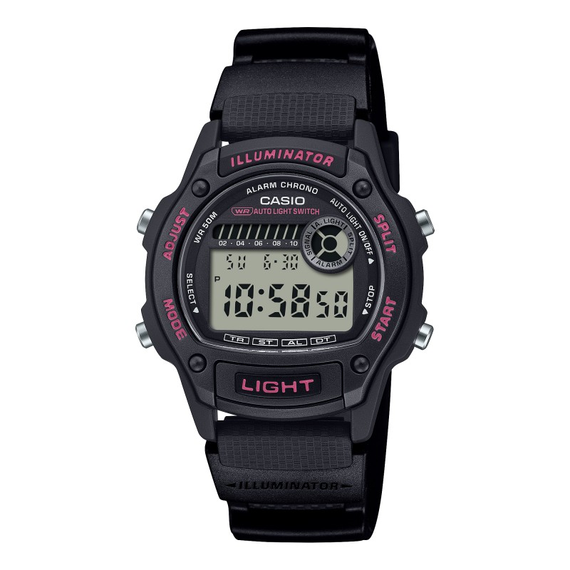 Casio COLLECTION W-220H-1A2VEF - Vista frontal