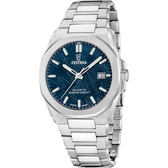 Festina SWISS CLASSIC STEEL F20100/4 - Vista frontal