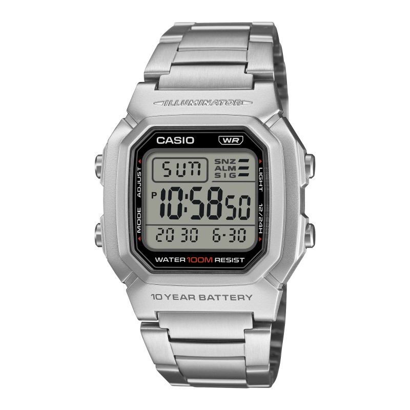 Casio COLLECTION W-800HD-1AVEF - Vista frontal
