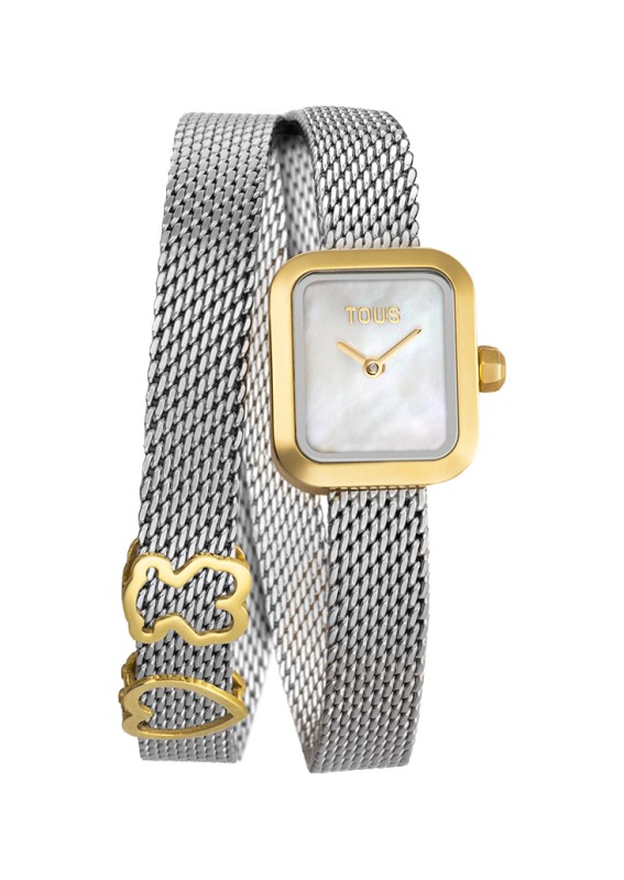 Tous ICON TIME CHARM EMBR. SS/IPG MESH ESF NA 3000150400 - Vista frontal