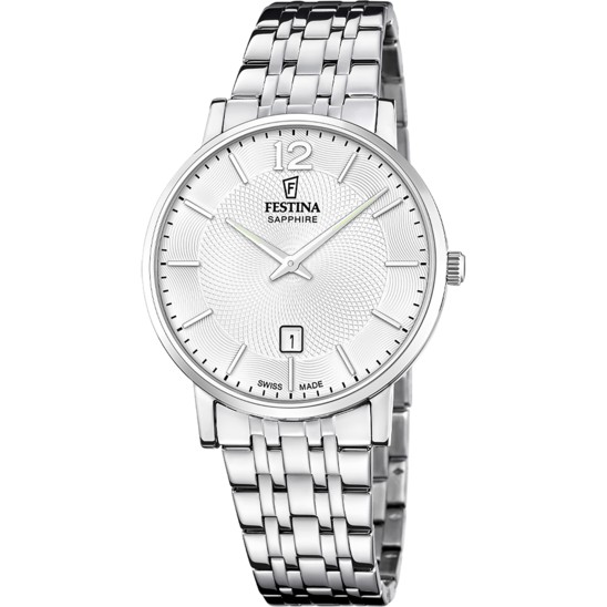 Festina SWISS CLASSIC STEEL F20045/5 - Vista frontal