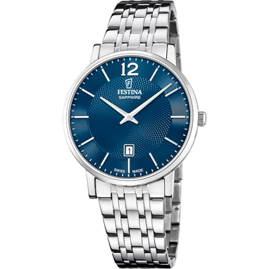 Festina SWISS CLASSIC STEEL F20045/6 - Vista frontal