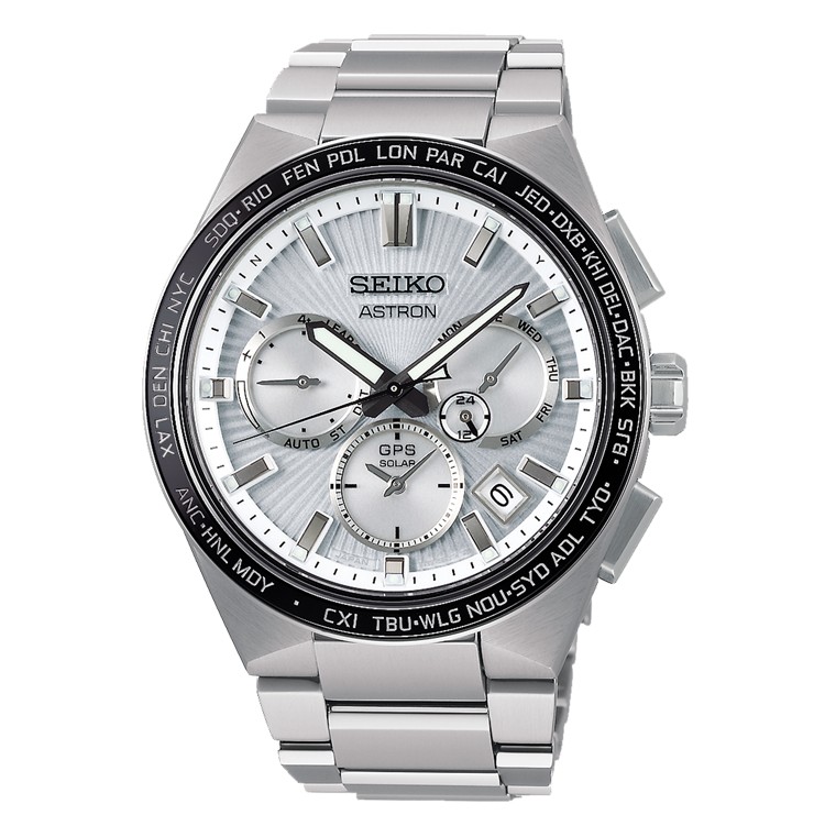 Seiko ASTRON 5X53 TITANIO ESFERA GRIS CLARO SSH117J1 - Vista frontal