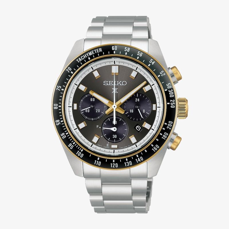 Seiko PROSPEX SPEEDTIMER CRONO. SOLAR GRIS HBJ002P1 - Vista frontal