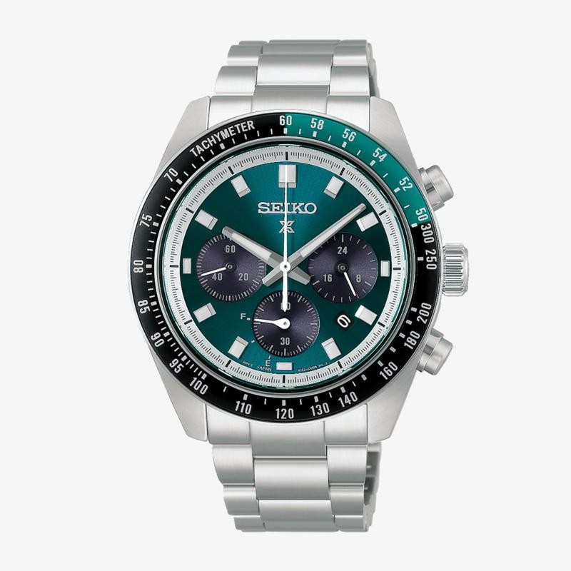 Seiko PROSPEX SPEEDTIMER CRONO. SOLAR VERDE HBJ003P1 - Vista frontal