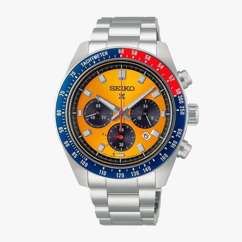 Seiko PROSPEX SPEEDTIMER CRONO. SOLAR AMARILLO HBJ004P1 - Vista frontal