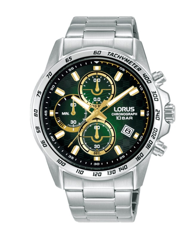 Lorus HOMBRE CRONóGRAFO DEPORTIVO VERDE RM309KX9 - Vista frontal