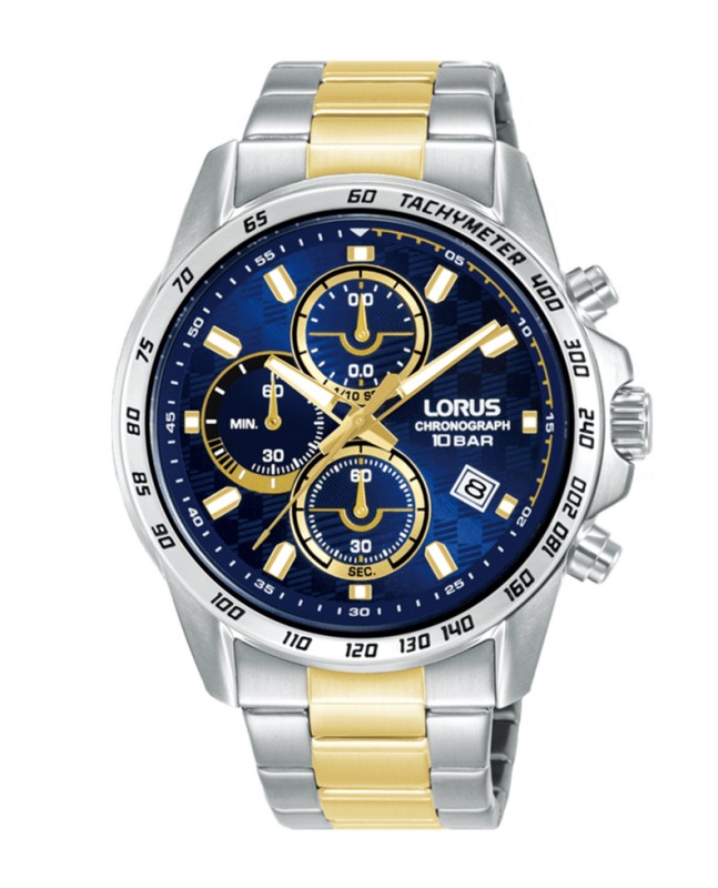 Lorus HOMBRE CRONóGRAFO DEPORTIVO BICOLOR AZUL RM311KX9 - Vista frontal