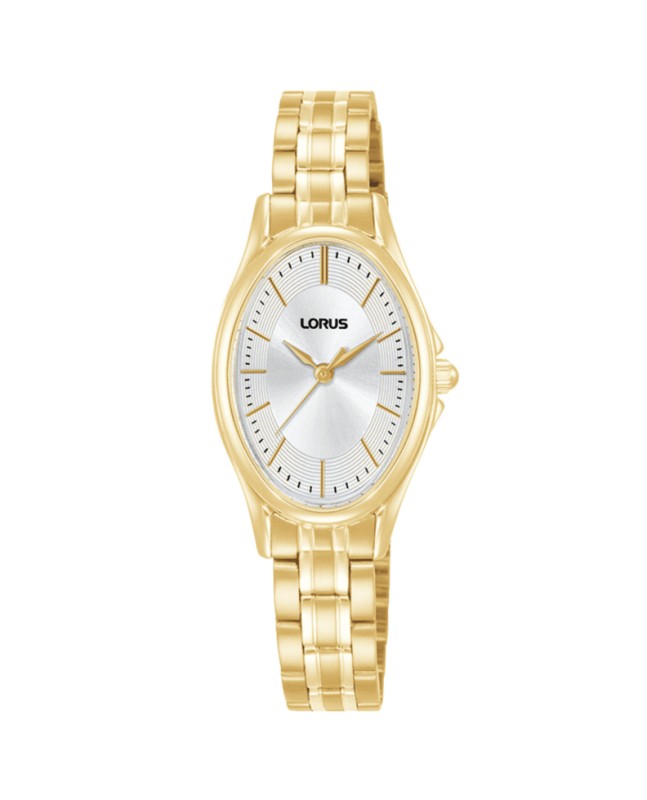 Lorus MUJER OVAL DORADO ESF. SUNRAY PLATEADA RRX88JX9 - Vista frontal