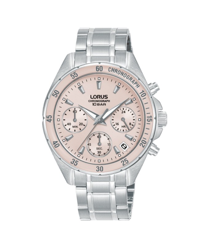 Lorus MUJERO CRONóGRAFO ROSA PALO RT355LX9 - Vista frontal