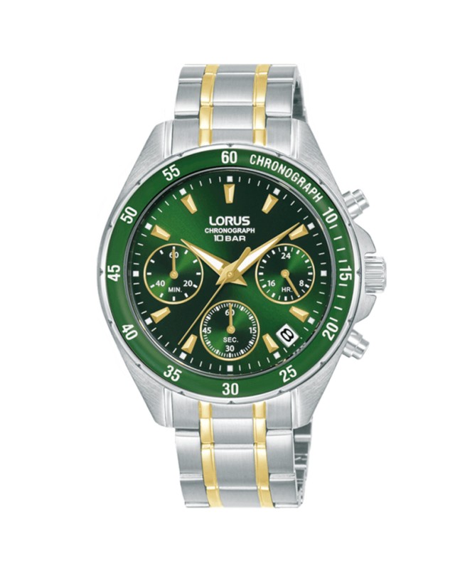 Lorus MUJER CRONóGRAFO BICOLOR VERDE RT357LX9 - Vista frontal