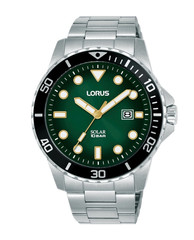 Lorus HOMBRE DIVER SOLAR ESFERA VERDE RX305BX9 - Vista frontal