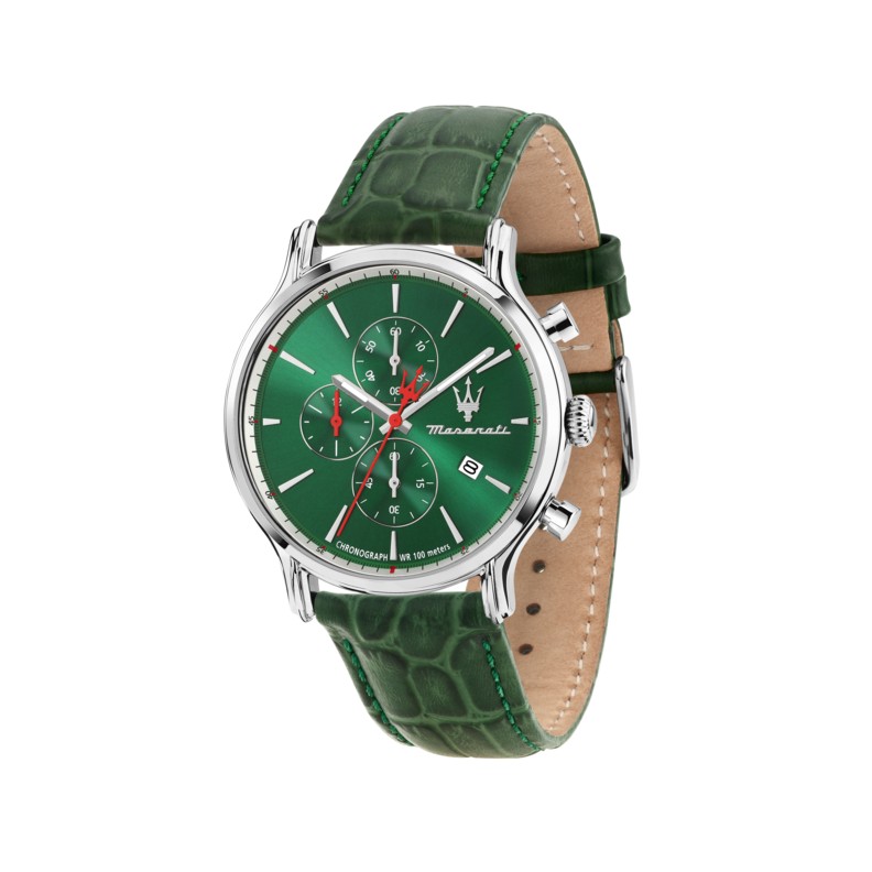 Maserati EPOCA SLIM 40MM CHR GREEN D GREEN ST R8871618022 - Vista frontal
