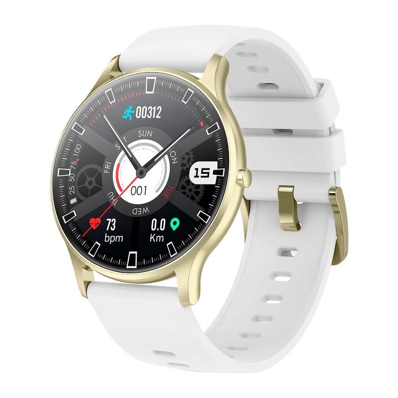 Radiant MIAMI 42MM IPGOLD SILI WHITE RAS21004 - Vista frontal