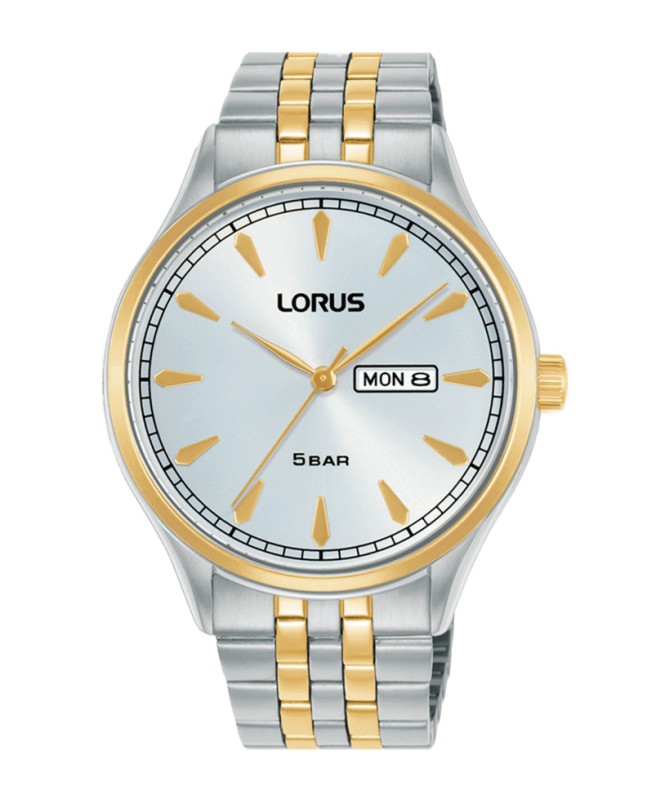 Lorus HOMBRE CLáSICO PLATEADO BRAZ. BICOLOR RH324BX9S - Vista frontal