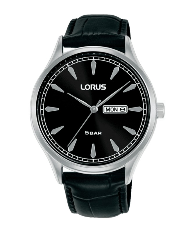 Lorus HOMBRE CLáSICO CAL. EN-ES NEGRO PIEL RH327BX9S - Vista frontal