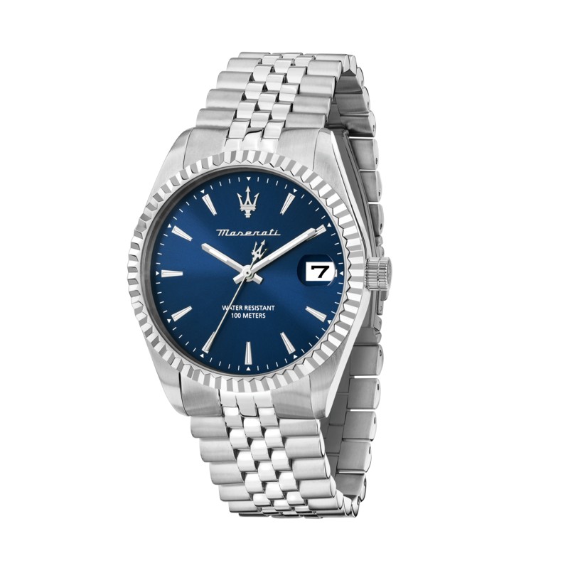 Maserati COMPETIZIONE 41MM 3H BLUE DIA SS BR R8853100056 - Vista frontal