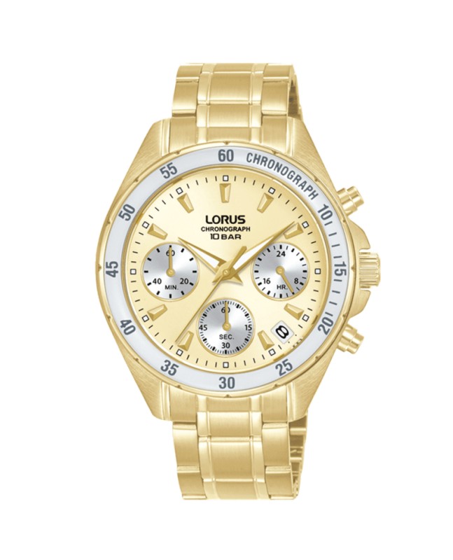 Lorus MUJER CRONóGRAFO DORADO RT362LX9 - Vista frontal