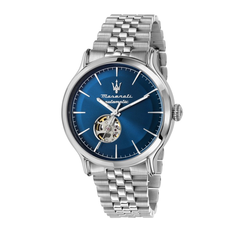 Maserati EPOCA 42MM AUTO BLUE DIAL BR SS R8823118018 - Vista frontal
