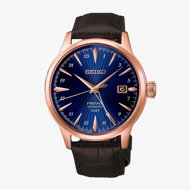 Seiko PRESAGE COCKTAIL TIME GMT CORCOVADO HCB005J1 - Vista frontal