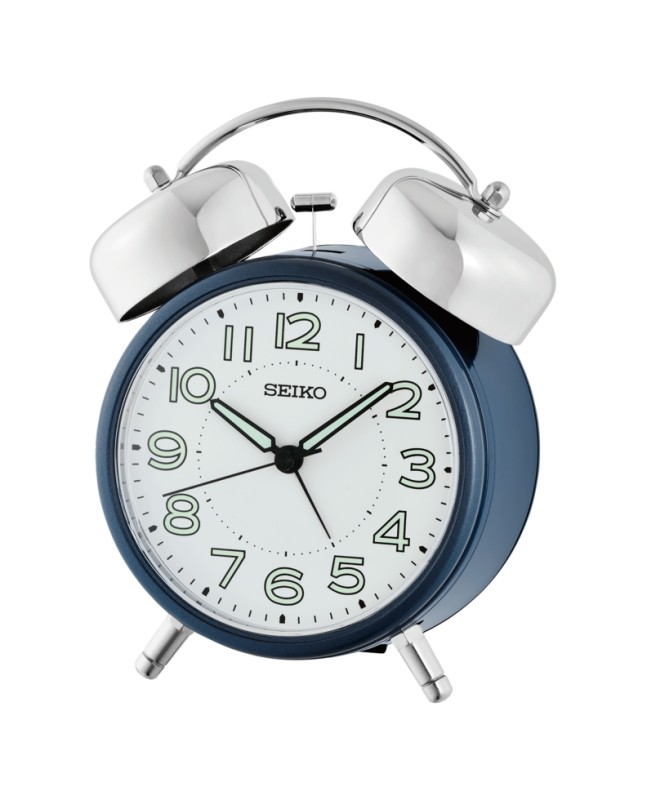 Seiko DESPERTADOR AZUL QHK063L - Vista frontal