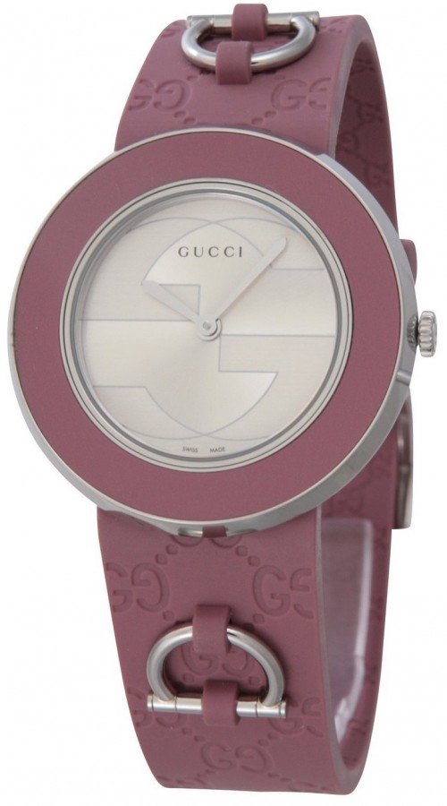  GUCCI WATCH U-Play Caucci Malva YA129402 - Vista frontal
