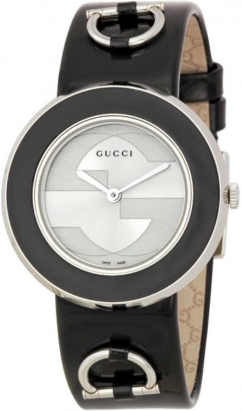 GUCCI WATCH  U-PLAY - Medium White Leather YA129403