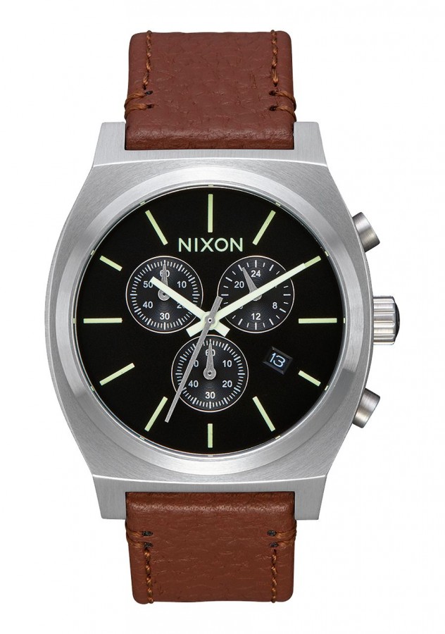 Nixon TIME TELLER CHRONO LEATHER A11641037 - Vista frontal