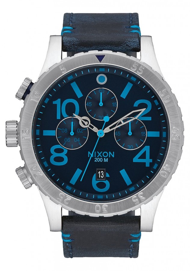 Nixon CHRONO LEATHER A3632219 - Vista frontal