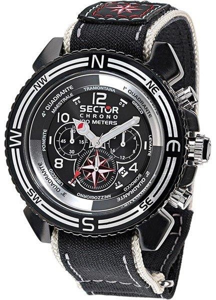 SECTOR  MOUNTAIN CENTURION COMPASS CHRONO BLACK 2 CORREAS R3271603125_2