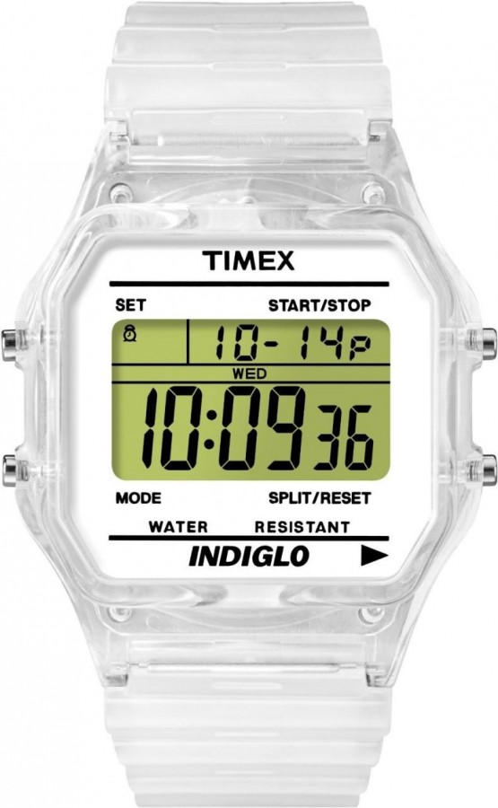  TIMEX CORE DIGITAL COLOUR Collection WHITE T2N803 - Vista frontal