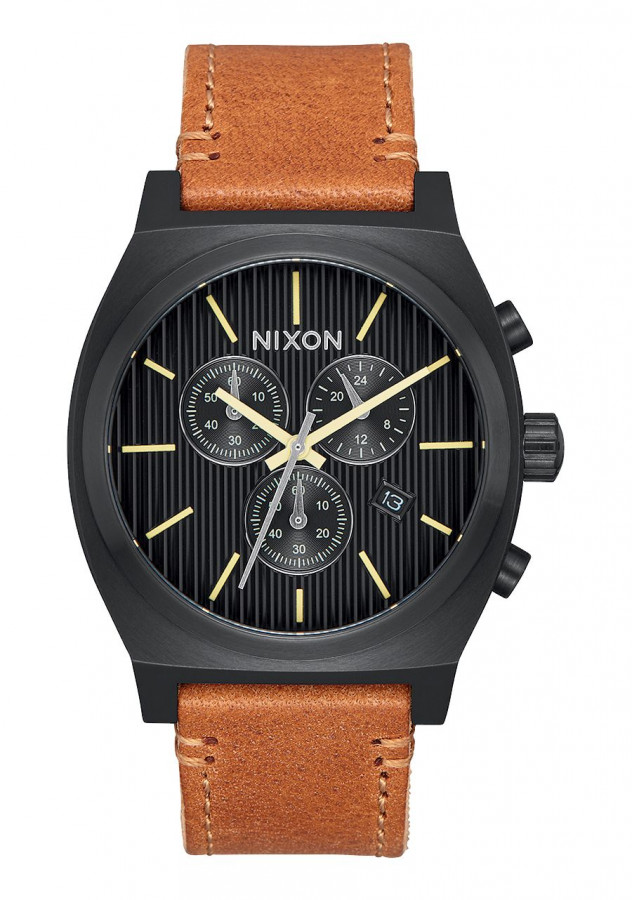 Nixon TIME TELLER CHRONO LEATHER A11642664 - Vista frontal