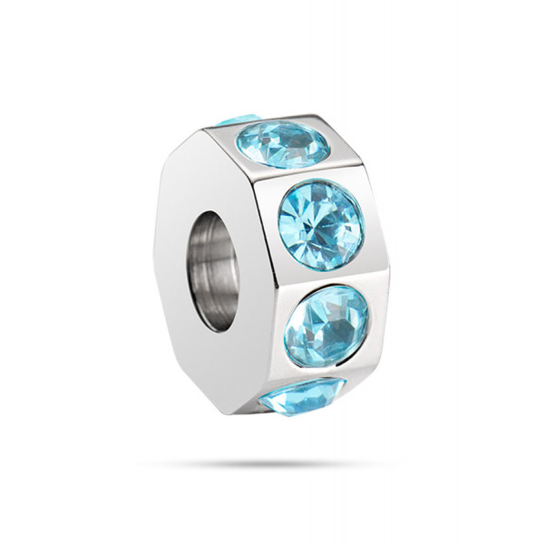 MORELLATO GIOIELLI DROPS STEEL-CRYSTAL AQUAMARINE SCZ187
