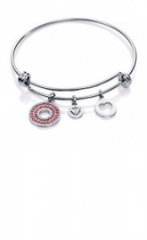 RELOJ pulsera-acero-cristales-rosas-con-charms-sra-f-90034p11010