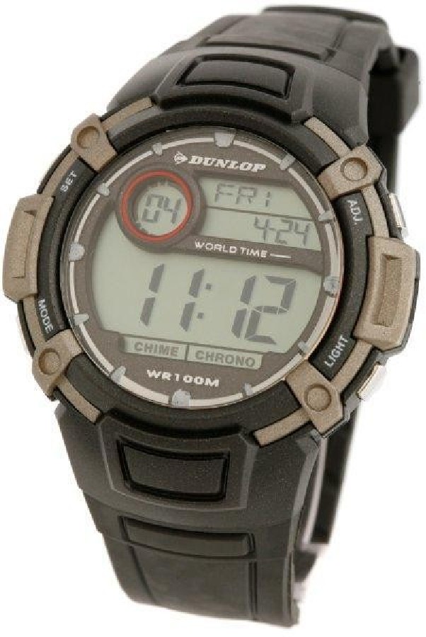  DUNLOP OROLOGI - Nero/grigio DUN-104-G01 - Vista frontal