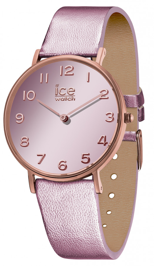 Ice watch ICE CITY MIRROR PINK ROSE-GOLD PETITE IC014816 - Vista frontal