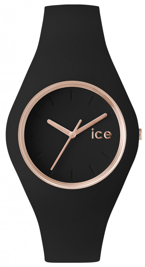 Ice watch ICE GLAM BLACK ROSE-GOLD MOYENNE 000980 ICE.GL.BRG.U.S.14 - Vista frontal