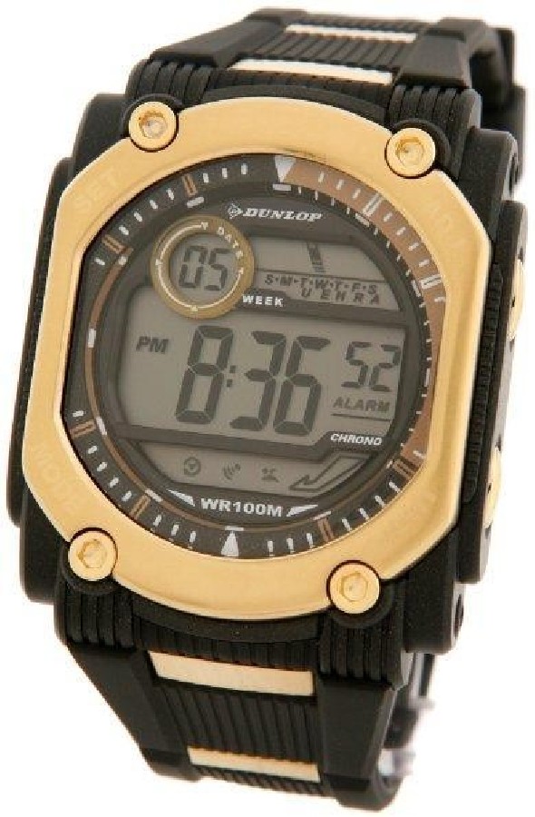  DUNLOP OROLOGI - Nero Con Oro DUN-78-G06 - Vista frontal