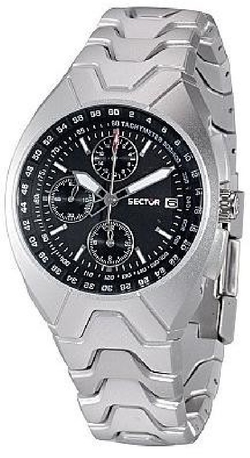  SECTOR SPORT WATCH  ALU 185 CHRONO BLACK R3253985055 - Vista frontal