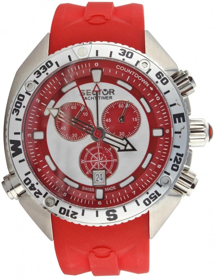  SECTOR  MARINE YACHT MASTER SWISS MADE R3271966015 - Vista frontal