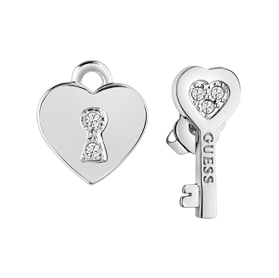 Guess JEWELLERY LOVE KEYS PENDIENTES UBE83095 - Vista frontal