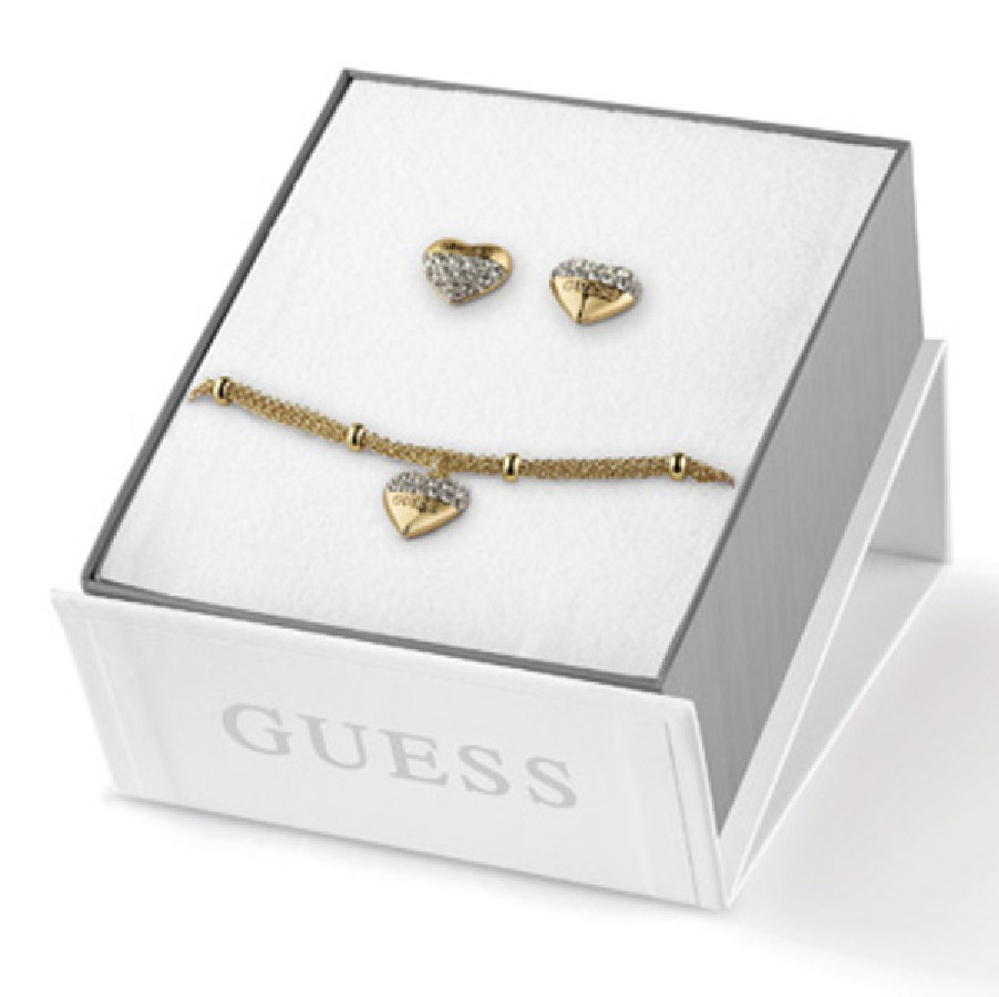 Guess JEWELLERY TWINKLE PENDIENTES Y PULSERA UBS82127-S - Vista frontal