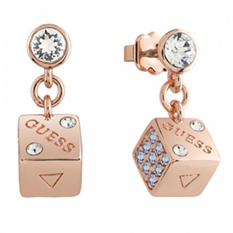 Guess JEWELLERY ROLLING DICE PENDIENTES UBE83074 - Vista frontal