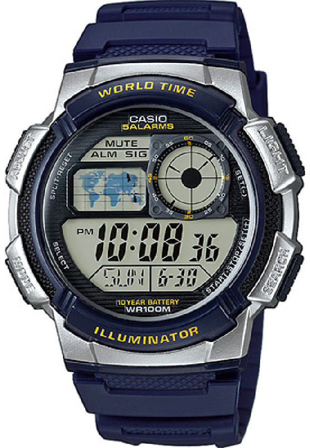 Casio AE-1000W-2AVEF - Vista frontal